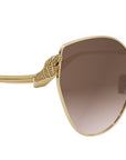Serpenti Yellow Butterfly Sunglasses