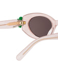 Dior Clover B1I Pink Oval Sunglasses