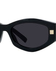 GV Day Black Geometric Sunglasses