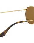 Round Flat Lenses RB3447N gold copper