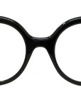 Slim Black Round Eyeglasses
