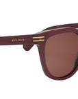 B.zero1 Bordeaux Butterfly Sunglasses