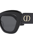 DiorBobby B1U Black Cat Eye Sunglasses