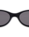 Paula's Ibiza Black Oval Sunglasses