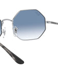 Octagon RB1972 silver light blue