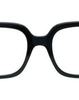 Slim Black Square Eyeglasses