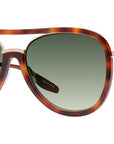 Fossett Havana Pilot Sunglasses