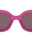 CELINE 3 Dots Opaline Fuchsia Rectangular Sunglasses