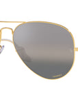 Aviator Chromance RB3025 9196G3 Gold Grey