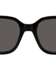 WilDior S2U Black Low Rectangular Sunglasses