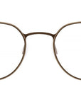 Ebbets Brown Round Eyeglasses