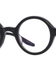 Nattie Black Round Eyeglasses