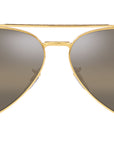 New Aviator RB3625 9196G5 Gold Brown