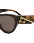 Fendi First Havana Round Sunglasses