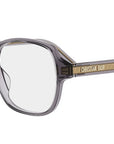 DiorPrismeO S6I Grey Geometric Eyeglasses