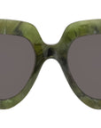 Anagram Green Geometric Sunglasses