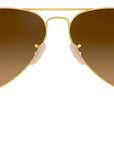 Aviator Gradient RB3025 112/M2 Gold Brown