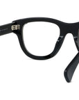 1970 Black Geometric Eyeglasses