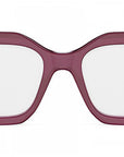 Triomphe Bordeaux Geometric Eyeglasses