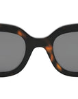 CELINE 3 Dots Dark Havana Rectangular Sunglasses