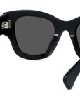 1970 Black Square Sunglasses