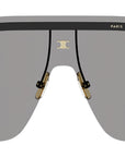 Morning Shade Black Mask Sunglasses
