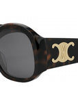 Maxi Triomphe Tortoise Round Sunglasses