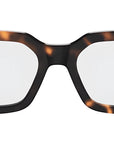 CELINE 3 Dots Tortoise Geometric Eyeglasses