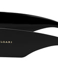 Serpenti Black Geometric Sunglasses