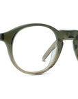 K Logo Green Round Eyeglasses