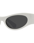 Signature White Geometric Sunglasses