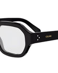 CELINE 3 Dots Black Geometric Eyeglasses