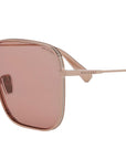 B.zero1 Rose Gold Square Sunglasses