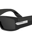 DiorBlackSuit XL S5I Black Rectangular Sunglasses