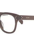 CELINE 3 Dots Taupe Square Eyeglasses
