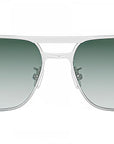 DiorBlackSuit 17U Silver Squared Sunglasses