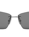 Fendi First Crystal Silver Cat Eye Sunglasses