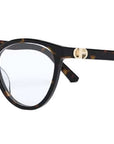 30MontaigneMiniO B5I Havana Butterfly Eyeglasses
