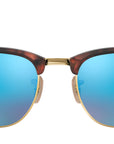 Clubmaster Flash Lenses RB3016 sand havana and gold