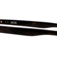 DiorBlackSuitO RI Havana Round Eyeglasses