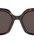 DiorMidnight S5I Shiny Havana Butterfly Sunglasses