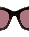 1970 Havana Square Sunglasses