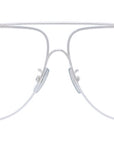 Metal Silver Pilot Eyeglasses