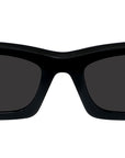 AKA Black Rectangular Sunglasses