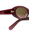 DiorGlow B3I Purple Oval Sunglasses