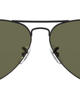 Aviator Classic RB3025 W3361 Matte Black Green