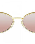 DiorCannage R1U Gold Oval Sunglasses