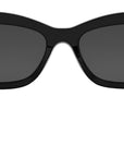 Bvlgari Roma Black Geometric Sunglasses