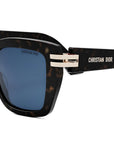 CDior S1I Havana Square Sunglasses