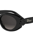 Dior Clover B1I Black Oval Sunglasses